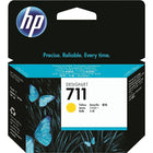 HP - Cartouche d'encre jaune 711 (CZ132A)-Jaune