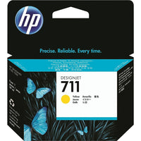 HP - Cartouche d'encre jaune 711 (CZ132A)-Jaune