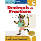Éditions Kumon - Cahiers d'exercices pédagogiques pour enfants, Decimals & Fractions, 5e année-L'éducation des enfants