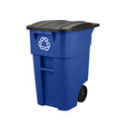 RubbermaidMD® Contenant de recyclage mobile BRUTE-Peut servir de contenant de déchets central ou de contenant de transport, réduisant les efforts de manutention