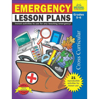 Livre numérique : Emergency Lesson Plans (format PDF, téléchargement pour 1 utilisateur), ISBN 9780787780067, 5e - 6e année-1