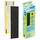 GermGuardian® – Filtre de rechange B FLT4825 AUTHENTIQUE True HEPA pour purificateurs AC4800/4900/4300 de Guardian Technologies-Les nombreux niveaux de filtration incluent un filtre HEPA, un pré-filtre et un filtre à  charbon pour aider à améliorer la qualité de l'air intérieur
