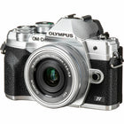 Olympus - OM-D E-M10 Mark IV avec kit d'objectifs M.Zuiko Digital ED 14-42mm F3.5-5.6 EZ - Corps argenté/objectif argenté-20.3 mégapixels