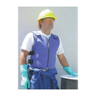 TechNiche TECHKEWMC — Veste de refroidissement par changement de phase, bleu, M/G-Épaules autoagrippantes et sangles d’ajustement