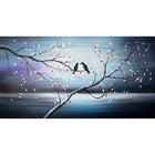 Designart – Imprimé sur toile, Oiseaux unis pour la vie, 4 panneaux, 40 po x 20 po, (PT1168-271)-Imprimé