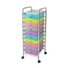 Futech - Chariot utilitaire UT006 - 37 3/4 x 15 1/4 x 12 3/4 po - argenté-Bâti sur roulettes multiusages