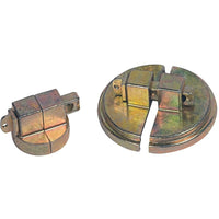 JustriteMD – Verrous pour barils, 1 x 3 po, 1 x 1 1/2 po, acier-Sécurisez le contenu de vos barils sans risque de contamination