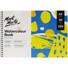 Mont Marte Livre d'aquarelle Découverte190g A3 - 30p-1