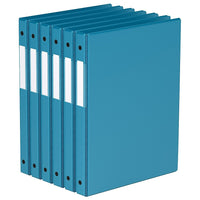 Davis Group Super économie, Reliure à anneaux ronds 5/8 po, paquet de 6 – Bleu Turquoise-3 Reliure À Anneaux