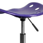 Flash Furniture – Tabouret tracteur vibrant de 25,75 pouces, violet (LF214AVIOLET)-Siège pivotant