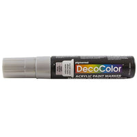 JAM Paper - Marqueur à peinture acrylique - Pointe géante - Argent (526415SI)-L’encre est de la peinture acrylique à base d’eau qui s’étend en douceur. Ces marqueurs à peinture polyvalents peuvent être utilisés pour égayer toute surface ou tout projet!