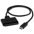 StarTech.com - Câble adaptateur USB 3.1 (10 Gb/s) pour les disques durs SATA de 2,5 po, USB-C-Disque dur externe à accès facile et rapide par le port USB-C de votre ordinateur portatif