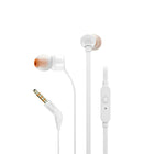JBL – Écouteurs intra-auriculaires Tune 110, blanc-Télécommande à 1 bouton avec microphone