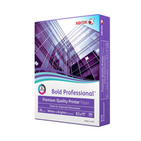 Papier d’impression de qualité supérieure Bold Professional certifié FSC de Xerox, 24 lb, 8,5 po x 11 po, blanc, 500 feuilles (3R13038)-8,5 x 11 po (format lettre)
