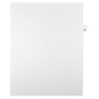 Mark Maker – Onglets séparateurs juridiques blancs, 1/25 onglets, format lettre, sans trous, numéro 57, 25/paquet-Onglets séparateurs blancs, 1/25 onglets
