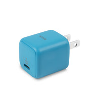 LOGiiX - Chargeur mural Power Cube Mini 20W PD (2022) - Turquoise-Le Power Cube Mini compact et coloré charge les smartphones jusqu'à 3 fois plus vite