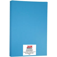 Jam Paper Papier cartonné, format tabloïde, bleu céleste Astrobright, 50 feuilles/paquet-Papier cartonné bleu céleste Astrobright, idéal pour le collimage et la conception d’affiches