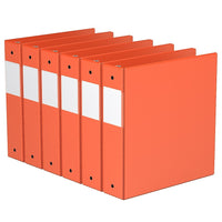 Davis Group Super économie, Reliure à anneaux ronds 2 po, paquet de 6 – Orange-3 Reliure À Anneaux