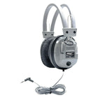 Hamilton Buhl - Casque d’écoute avec contrôle volume de luxe Sop-sc7v 5 Sc7v dans un sac de transport Sack-o-phones, gris-Casque filaire pour une transmission sonore sans tracas