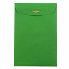 JAM Paper - Enveloppes Colourées pour catalogue à extrémité ouverte - 6 x 9 - avec fermeture à fermoir - vert recyclé - paquet de 25-Taille: 6 x 9 pouces