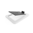 Kanto S6W Stand de bureau pour grands haut-parleurs - Blanc-La construction en acier solide et le rembourrage en mousse à cellules fermées absorbent autant de résonance que possible.
