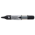 Pilot - Marqueurs BeGreen V-Board Master pour tableau blanc − Pointe arrondie − Rechargeable − Couleurs variées − Paquet de 5 (BG-WBMAVBM-S5)-5 couleurs variées