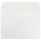 JAM Paper Enveloppes format livret à rabat droit gommé, 9 x 12 po, blanches, 100 par paquet-Taille : 9 x 12 po