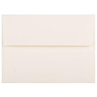 JAM Paper Enveloppes livret Strathmore avec fermeture gommée, fini toilé, 4 3/4 x 6 1/2 po, blanc naturel, 1000/pqt-Blanc naturel