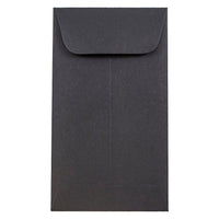 JAM Paper - Enveloppes à monnaie nº 5,5, 3 1/8 x 5 1/2 po, noir, 50/paquet-Enveloppes à monnaie