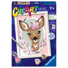 Ravensburger - CreArt Peinture par numéros joli faon série E-Développement artistique: La peinture par numéros favorise le développement de compétences des enfants en leur permettant de s'exercer à l'identification des couleurs, au côntrole du. 