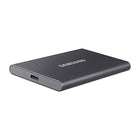 Samsung - T7 2To USB 3.2 Gen. 2 Disque SSD Portatif - Gris-Lecture séquentielle jusqu'à 1,050Mo/s