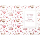 Rosedale Gold - Cartes de souhaits/Enveloppes - Joyeuse St-Valentin Humoristique - 5-1/2 po x 8 po - paquet de 6-Avec fini scintillant et métallique