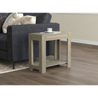 Safdie & Co. 24L Table D’Appoint - Taupe Foncé 1 Tiroir 1 Étagère-Cette table d'appoint offre une grande espace de surface pour les boissons, les collations ou un mini ordinateur portable.