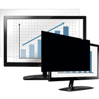 Fellowes - 14 po Filtres de confidentialité opaques PrivaScreen (4801601)-Protègent contre les égratignures et les empreintes digitales.