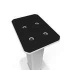 Kanto SX22 Pieds de haut-parleur remplissables de 22po de haut avec pieds d'isolation - Blanc-Comprend des sacs à remplir avec un matériau de votre choix pour réduire davantage les vibrations et assurer la stabilité