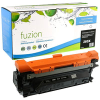 fuzion - HP 649X (CE260X) Cartouche De Toner Remanufacturée - Haut Rendement - Noir-Couleur d'encre: Noir
