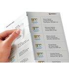 Avery - Étiquettes d'adresses Easy Peel laser/jet d'encre, incolores, 1 1/3 po x 4 po, paq./140 (7662)-Incolores; 1 1/3 po x 4 po