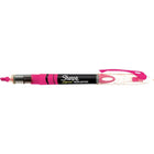 Surligneurs Sharpie genre stylo à encre liquide, pointe biseautée – rose – Paquet de 12-Niveau d’encre visible… vous permet de prévoir quand vous en manquerez!