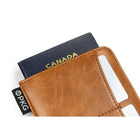 PKG Perry Porte-passeport RFID - Beige-Emplacements pour cartes externes en PU - peut contenir 4 à 6 cartes