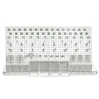 Azar Displays – Trousse d’organisation de panneau perforé, 24 x 48 (po), blanche (900988-WHT)  -Trousse d'organisation en plastique