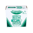 Crayola - Marqueurs lavables Classpack - Paquet de 240-FOURNITURES POUR LA CLASSE : Faites le plein de fournitures pour réaliser projets scolaires, dessins, bricolages et plus!