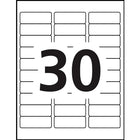 Avery Étiquettes voyantes couleurs fluo assorties, laser, 2 5/8 po x 1 po, paq./450 (05979)-Pour l'utilisation avec les imprimantes laser