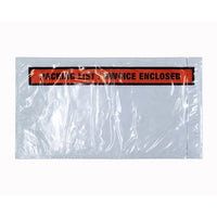 Enveloppes de liste de colisage Belle Pak - 5.5 po H x 10 po L - Rouge/Noir - Paquet de 1000-Enveloppes de la liste de colisage