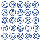 JAM PAPER - Trombones Circulaires Colores, Bleu Fonce, 2 Paquets de 50-Ces trombones colores sont parfaits pour organiser des papiers à la maison, à l'ecole ou au bureau