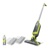 Shark - VM200C VACMOP Vadrouille aspirateur sans fil pour sols durs - Vert-L'aspiration puissante aspire la saleté et les débris pour les enfermer directement dans le tampon VACMOP jetable.