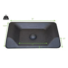 Uncaged Ergonomics – Tapis anti-fatigue pour bureau assis/debout ASM-B Active Standing, noir-Poids de l'article : 8 lb
