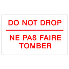 SPC - Étiquette 'Ne pas échapper' - 3po x5po - Rouge/Blanc - 500/rouleau-Impression rouge sur blanc