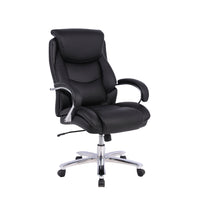 TygerClaw - Chaise de bureau exécutive à dossier haut Big & Tall-Conçu pour un grand confort avec un siège extra-large et un dossier surélevé pour un soutien complet