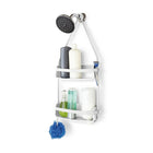 Umbra – Serviteur de bain Flex, blanc-Sur la pomme de douche ou le rail de douche