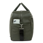 Bugatti - Femme Opera Sacs de voyage, polyurethane galet, Vert-Sac de voyage moderne en cuir vegane